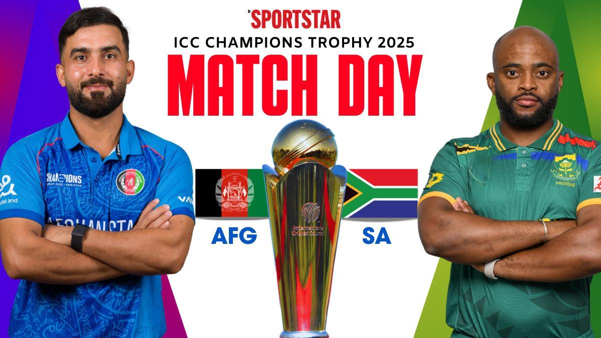 SA vs AFG LIVE SCORE, Champions Trophy 2025: South Africa 83/1 (15); Rickelton scores fifty vs Afghanistan